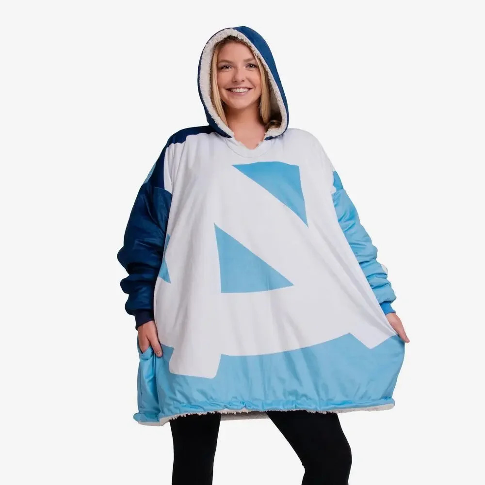 Nwt Foco North Carolina Tar Heels Reversible Colorblock Hoodeez Jacket — image 2 of 8